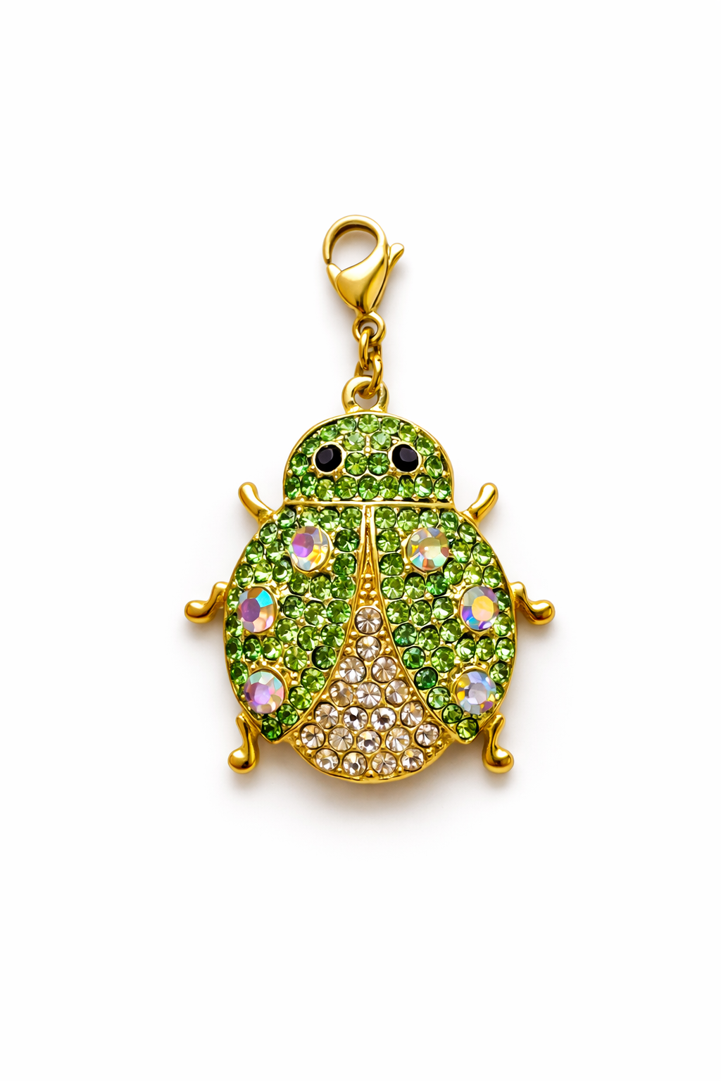 Charm mariquita verde