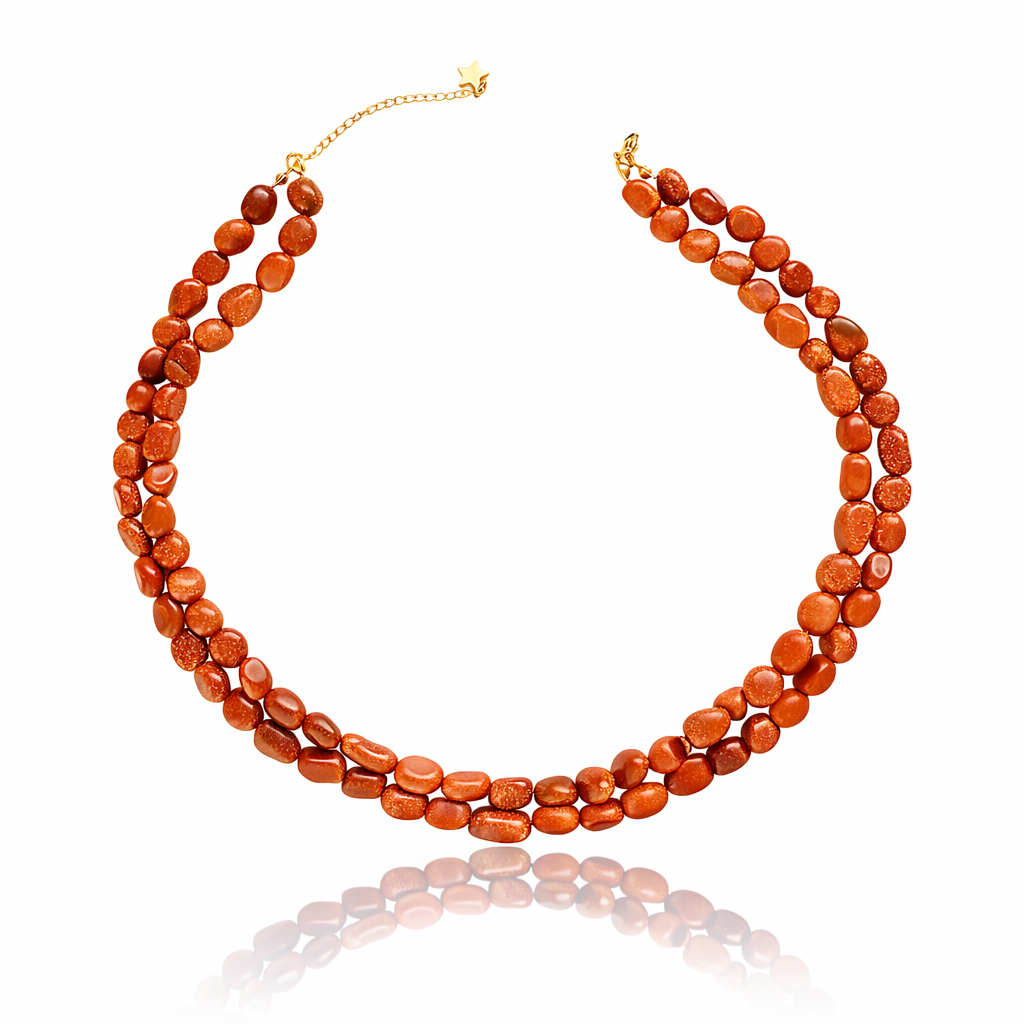 Collar Venturina marrón