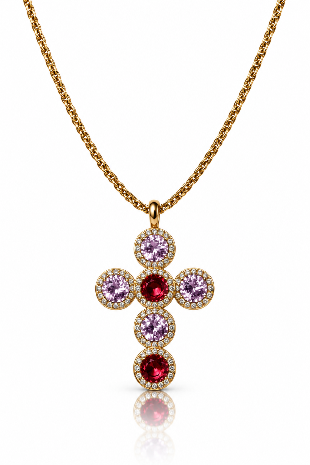 Collar Cruz celestial