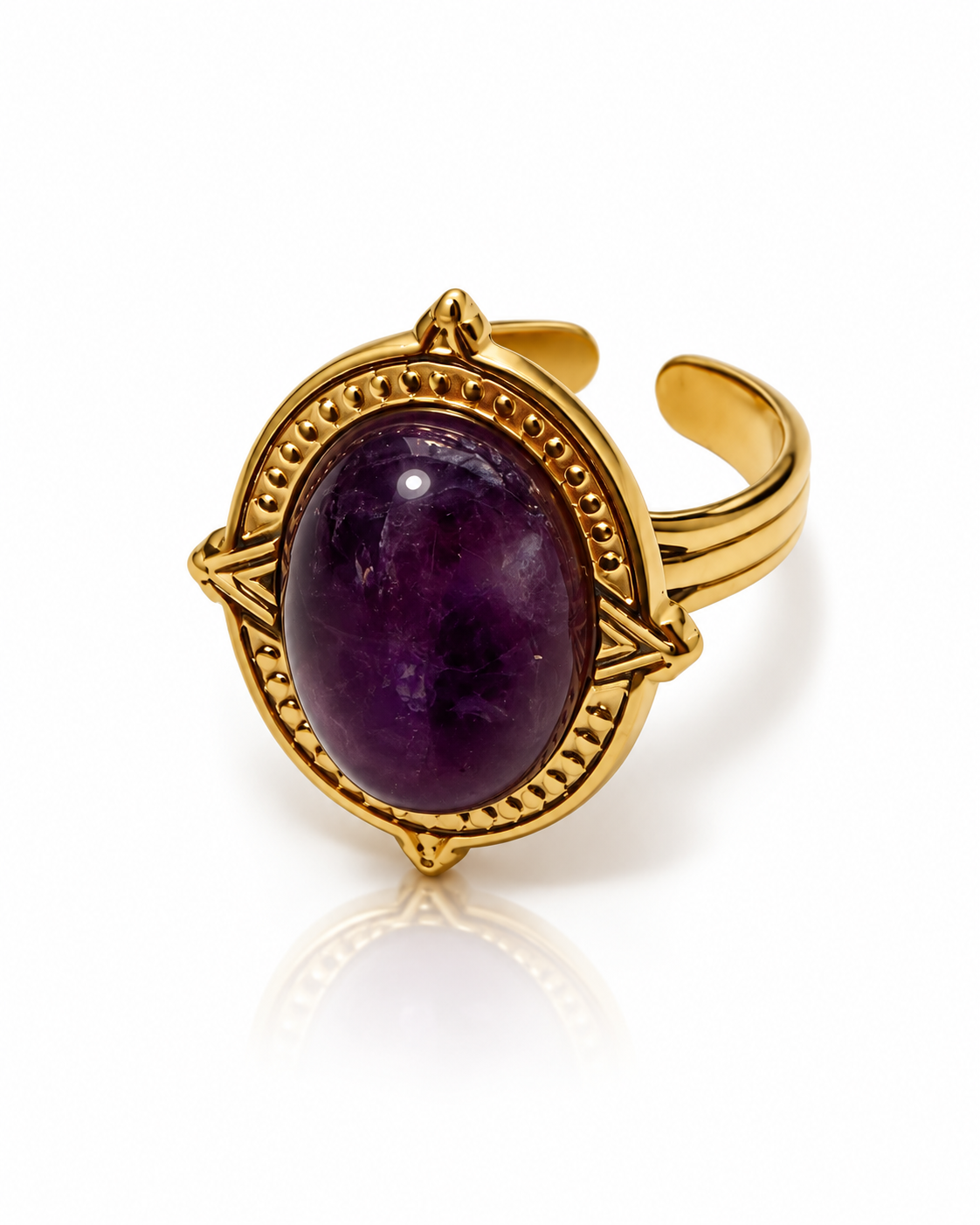 Anillo amatista