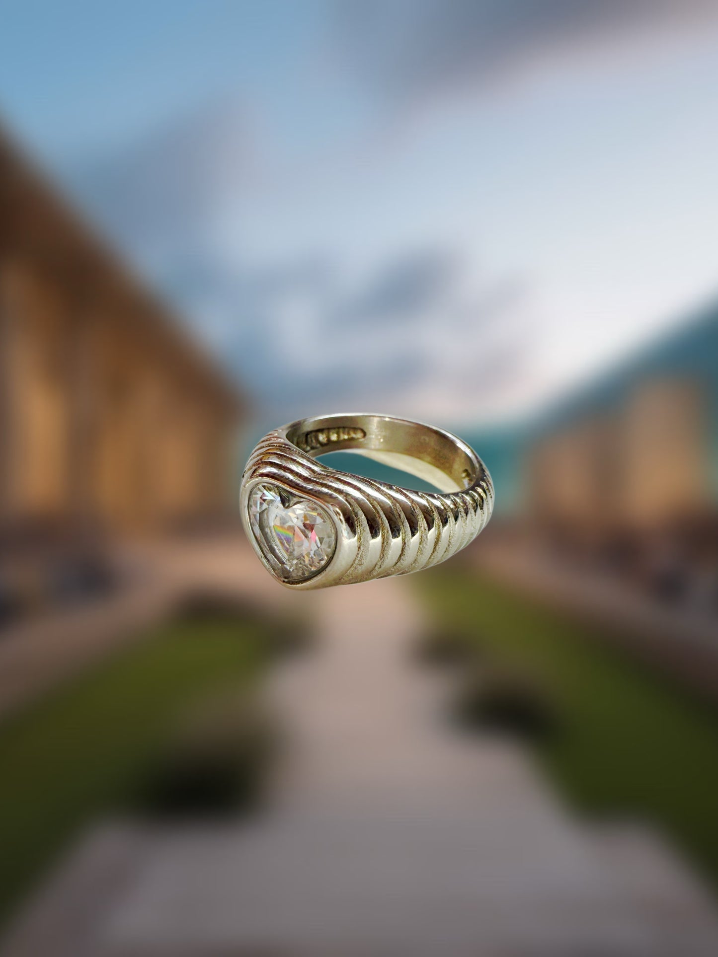 Anillo Amor plateado