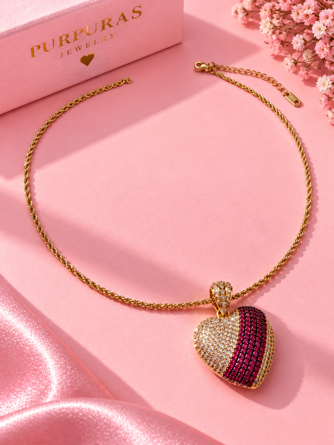 ✨Collar Cœur Rubi