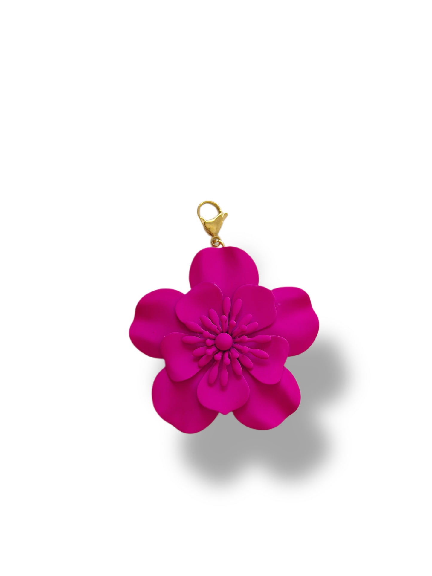 Charm flor fucsia