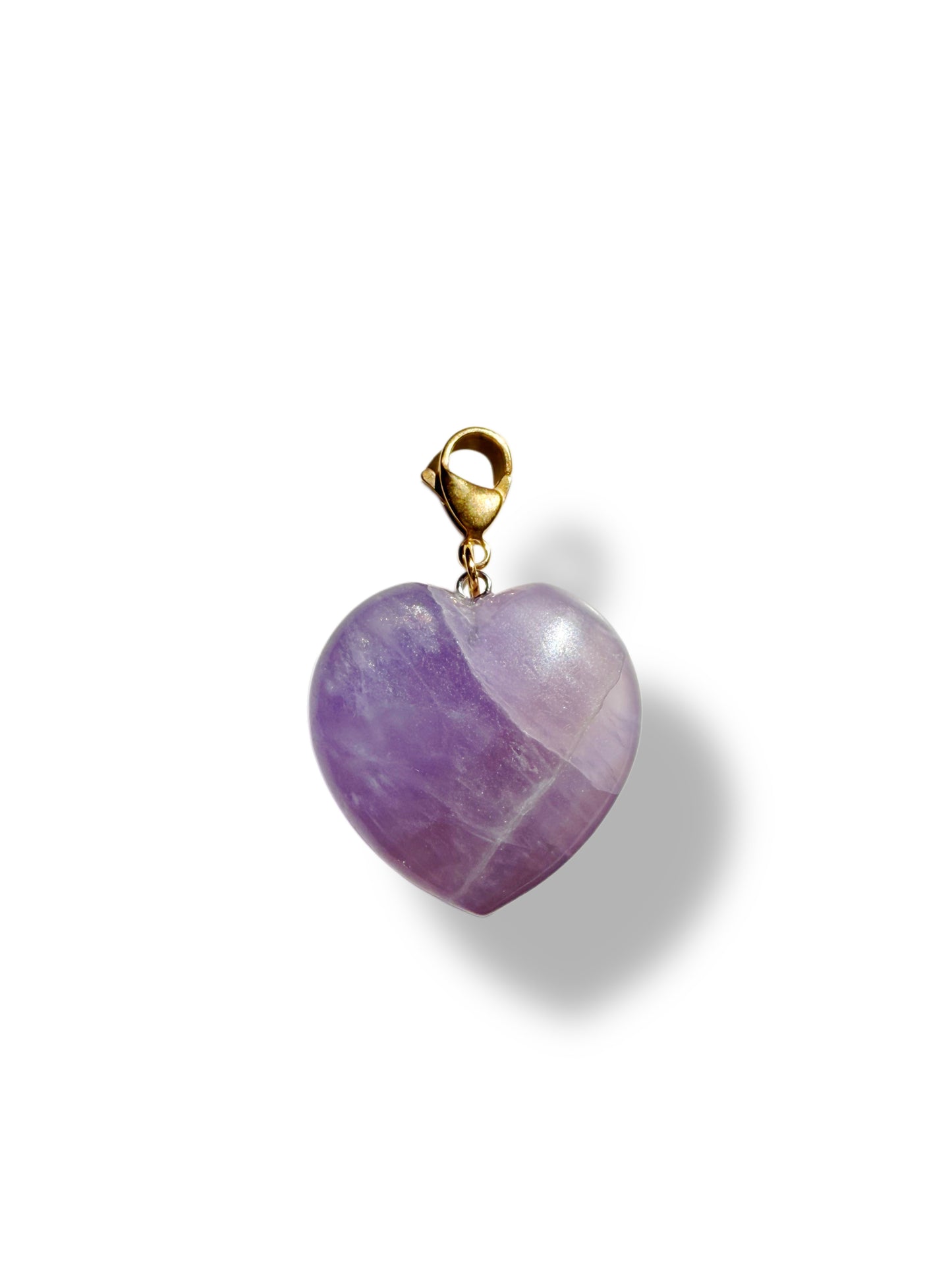 Charm corazón amatista