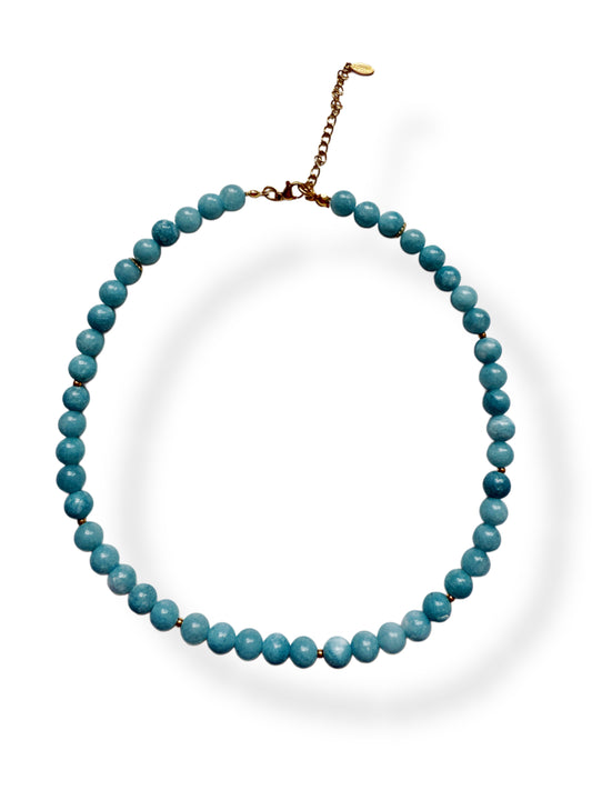 Collar cielo celeste