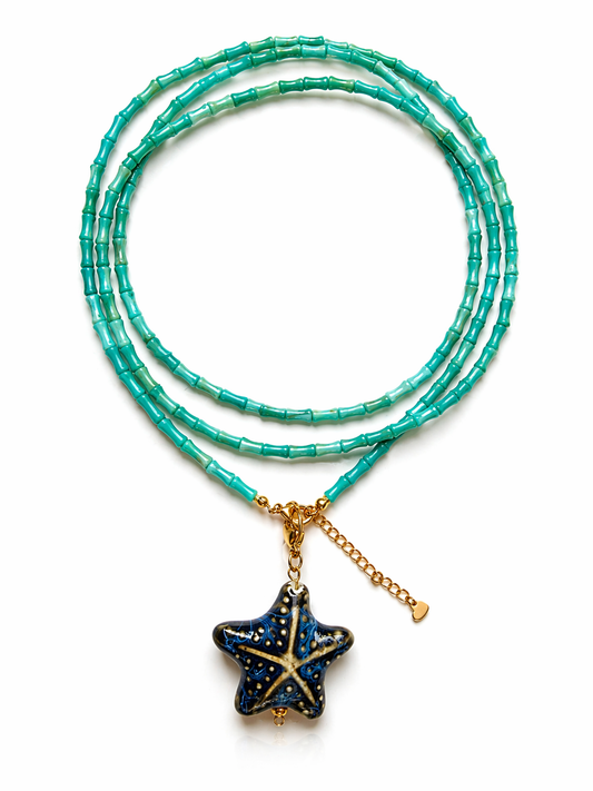Collar Star blue