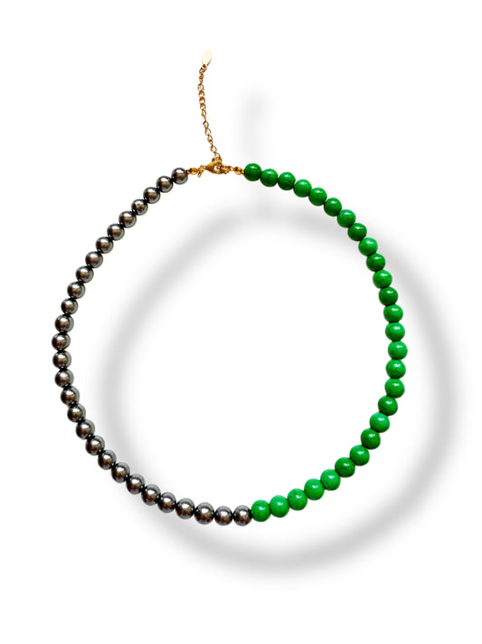 Collar plata jade