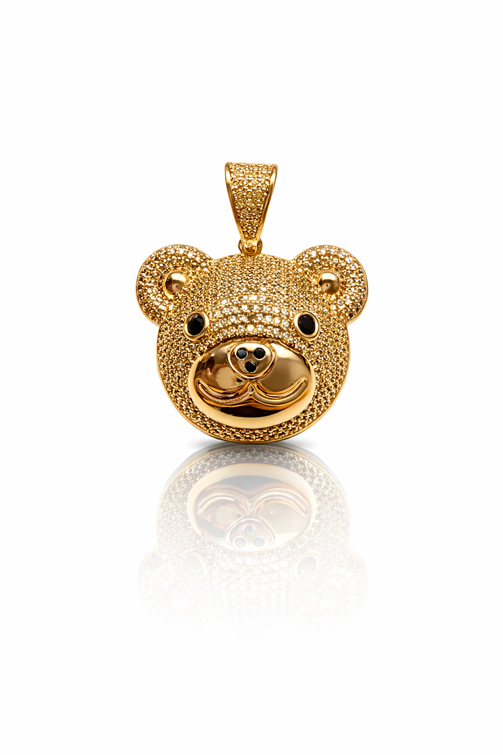 Charm oso de moissanita
