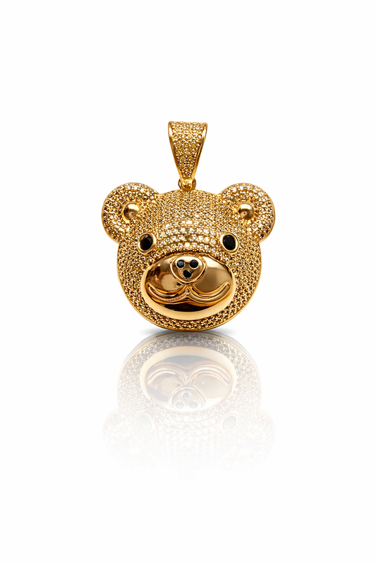 Charm oso de moissanita