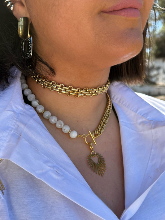 Collar choker Irina