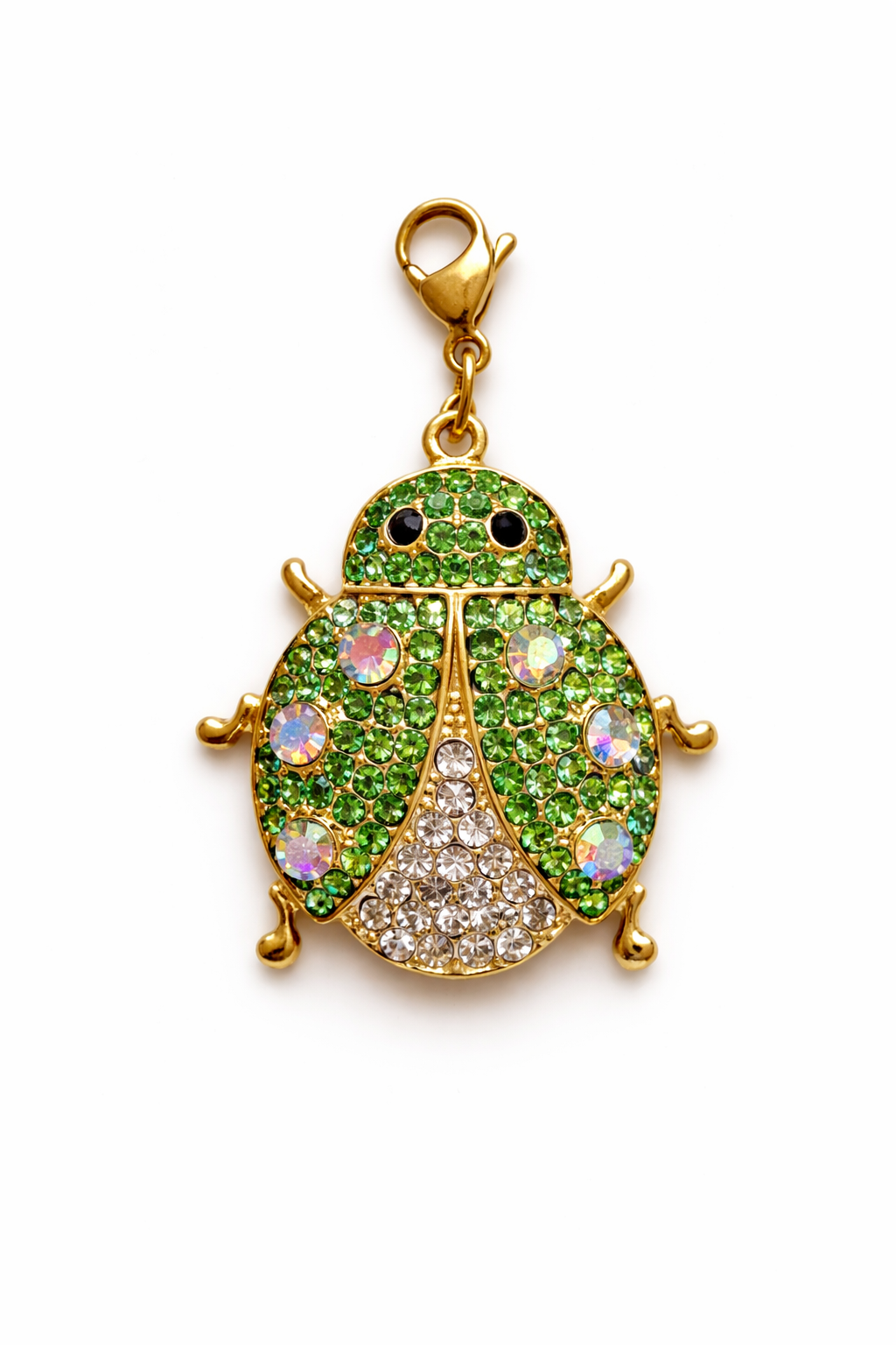 Charm mariquita verde