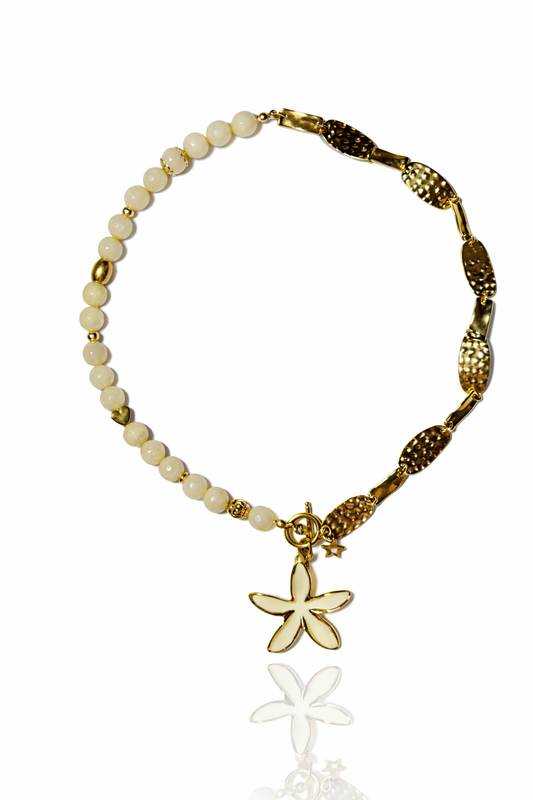 Collar mix Marfil Dorado