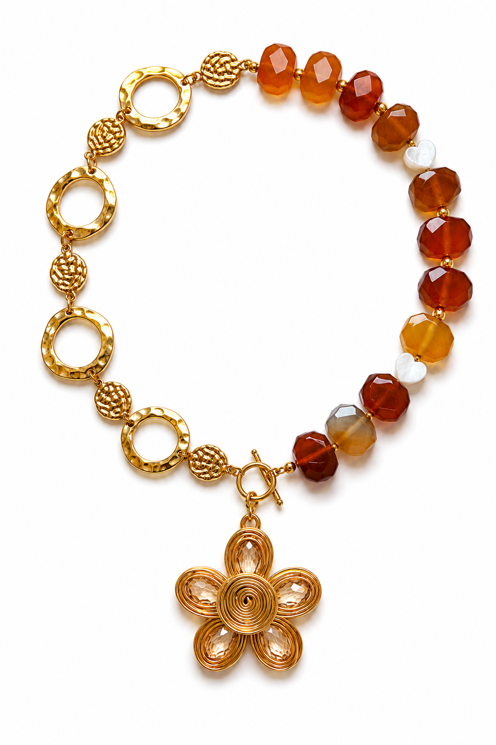 Collar Golden Bloom