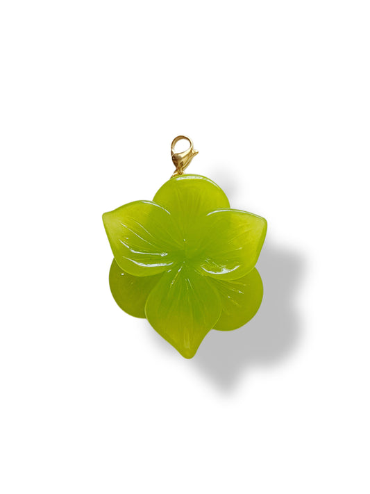 Charm flor verde