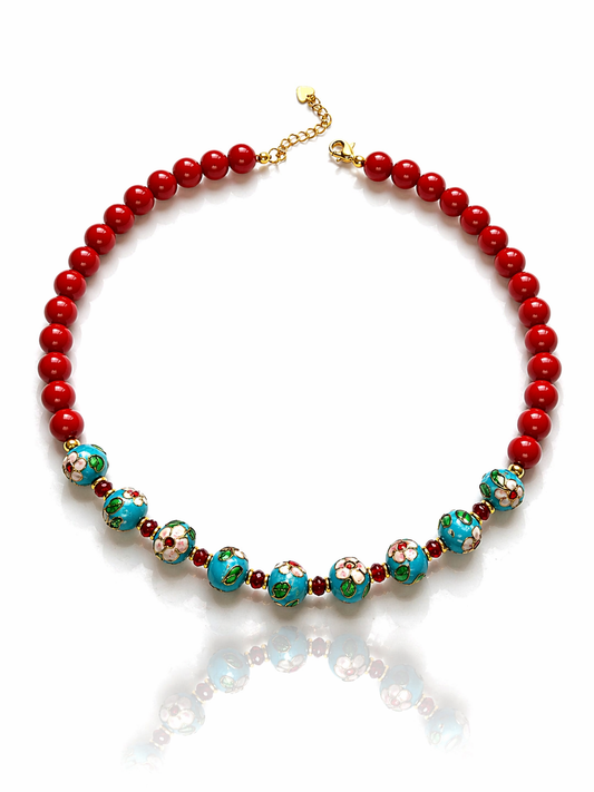 Collar Flor & Jade