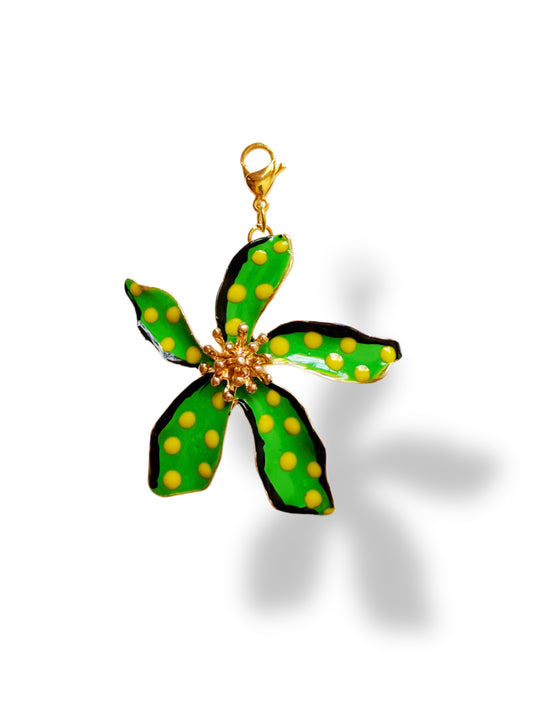 Charm Maxi Flor verde
