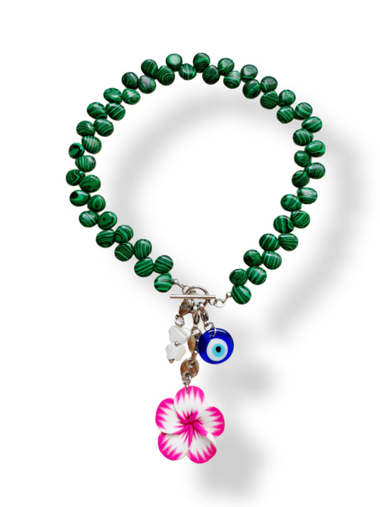 Collar malaquita
