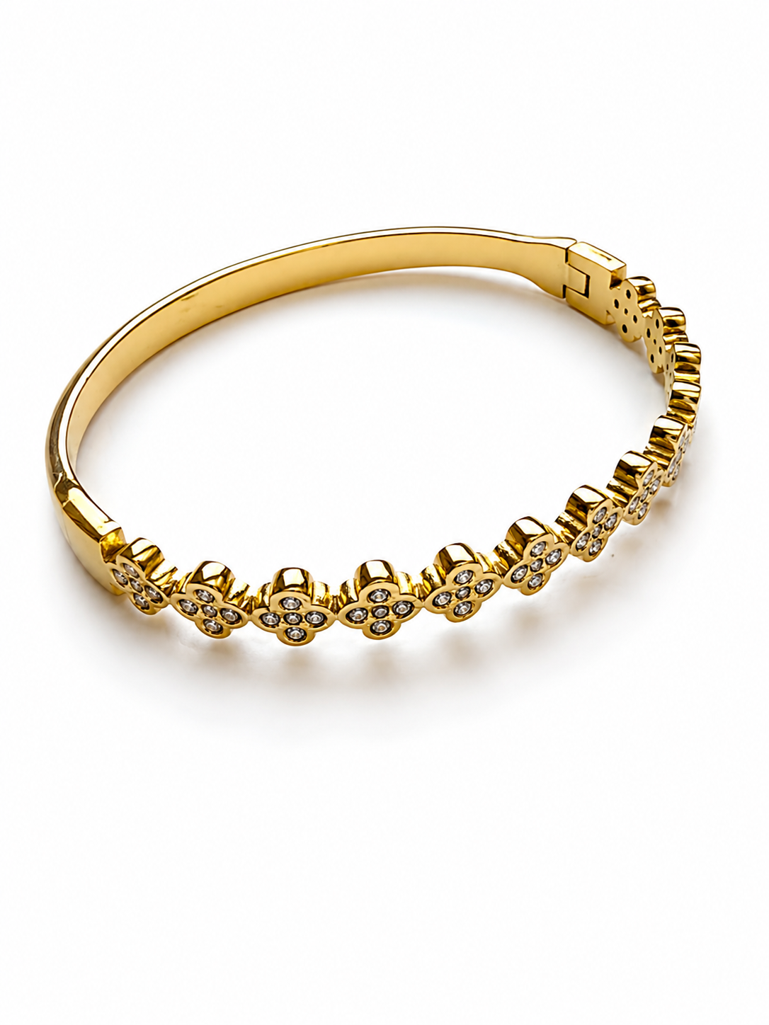 Pulsera circonitas trébol