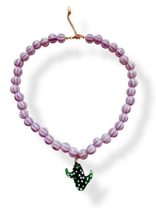 Collar captus malva