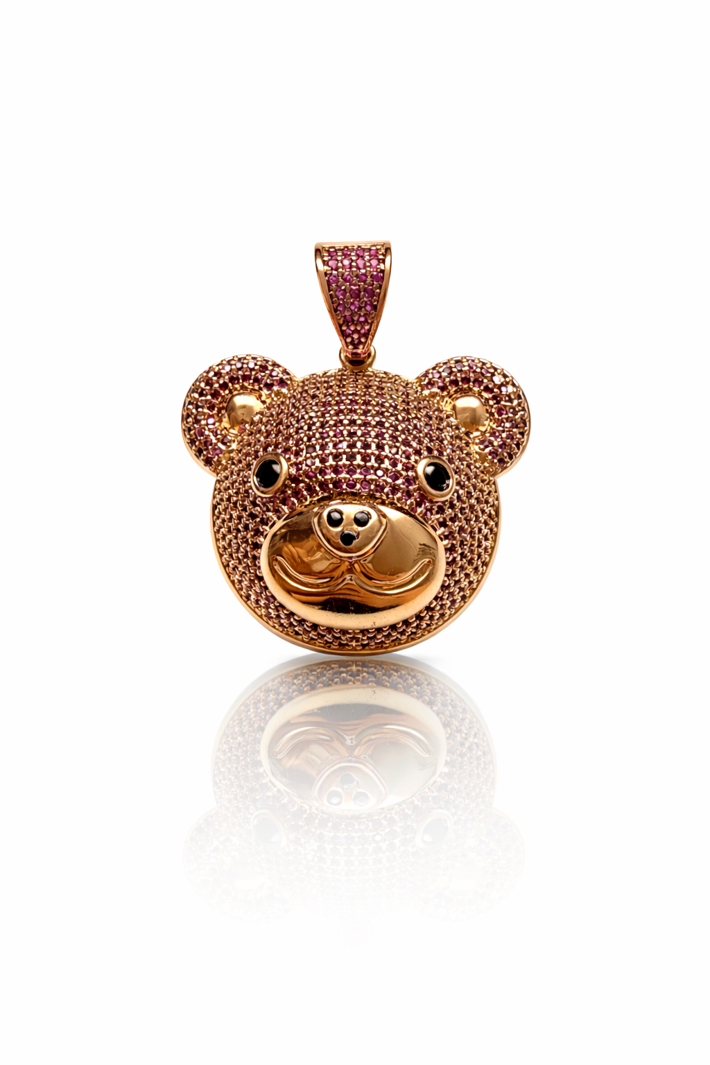 Charm oso de moissanita