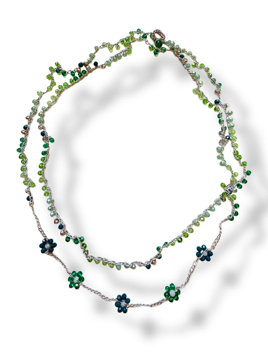 Collar Fiori verde 💚🌸