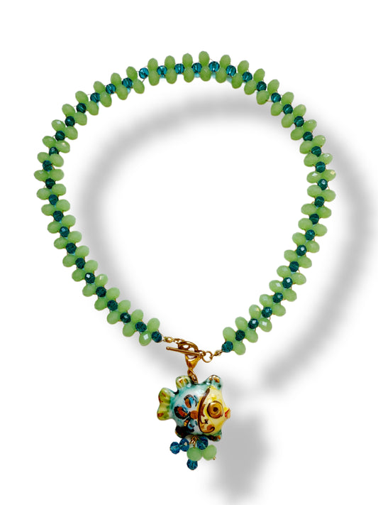Collar Trópico Verde 🐠