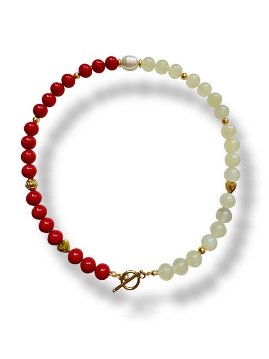 Collar Rojo Rubí