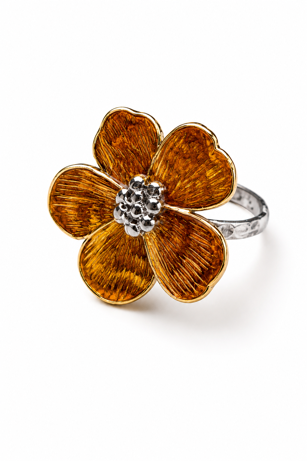 Anillo Golden Petals