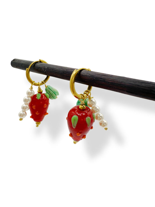 Pendientes fresón