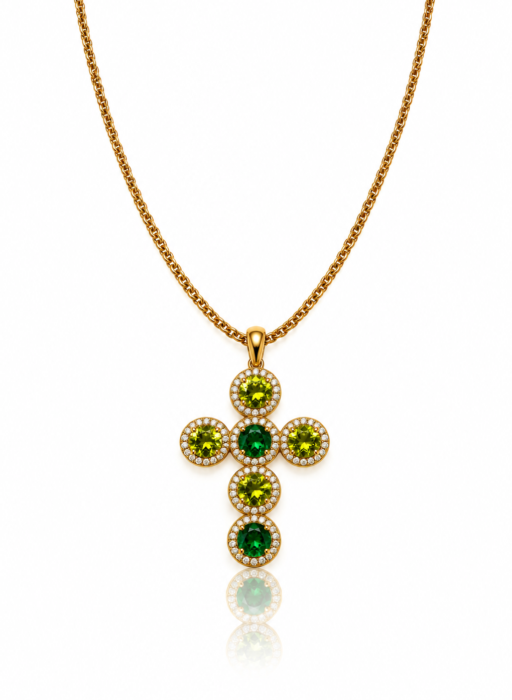 Collar Cruz celestial