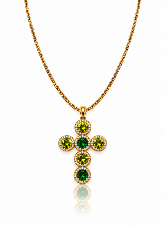 Collar Cruz celestial