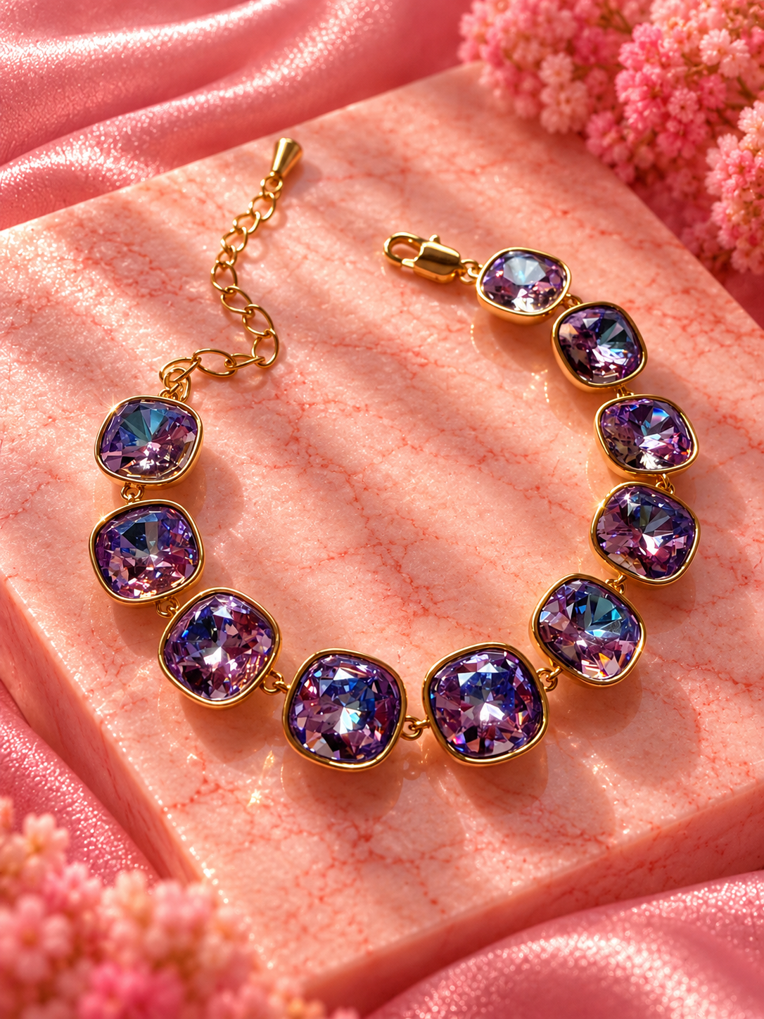 ✨Pulsera Amethyst Glow