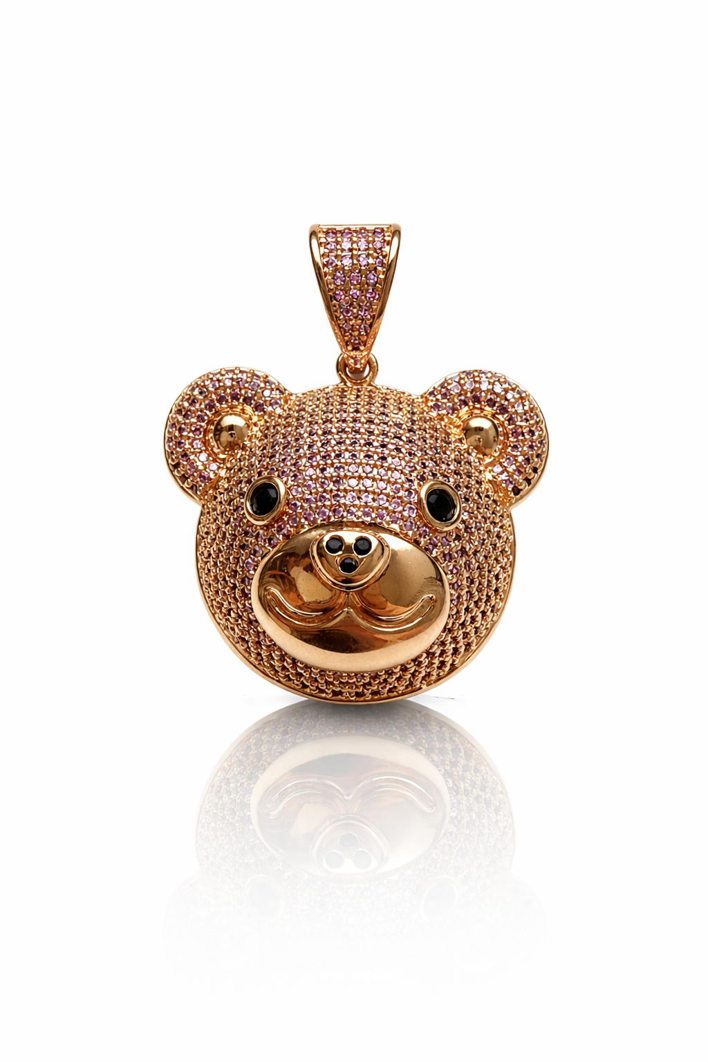 Charm oso de moissanita