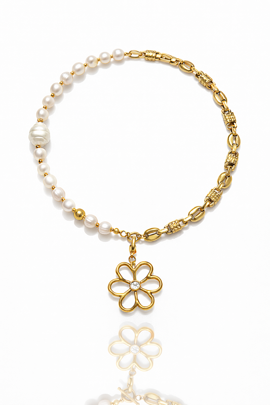 Collar Golden Pearl