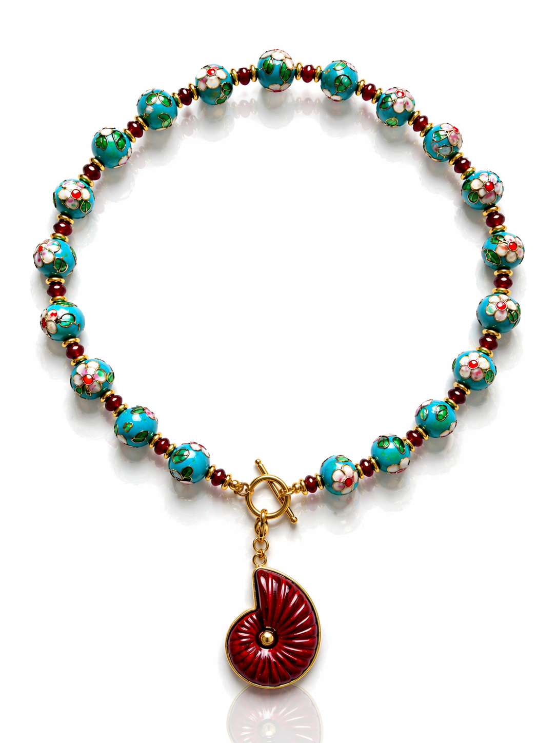 Collar Rouge Émeraude