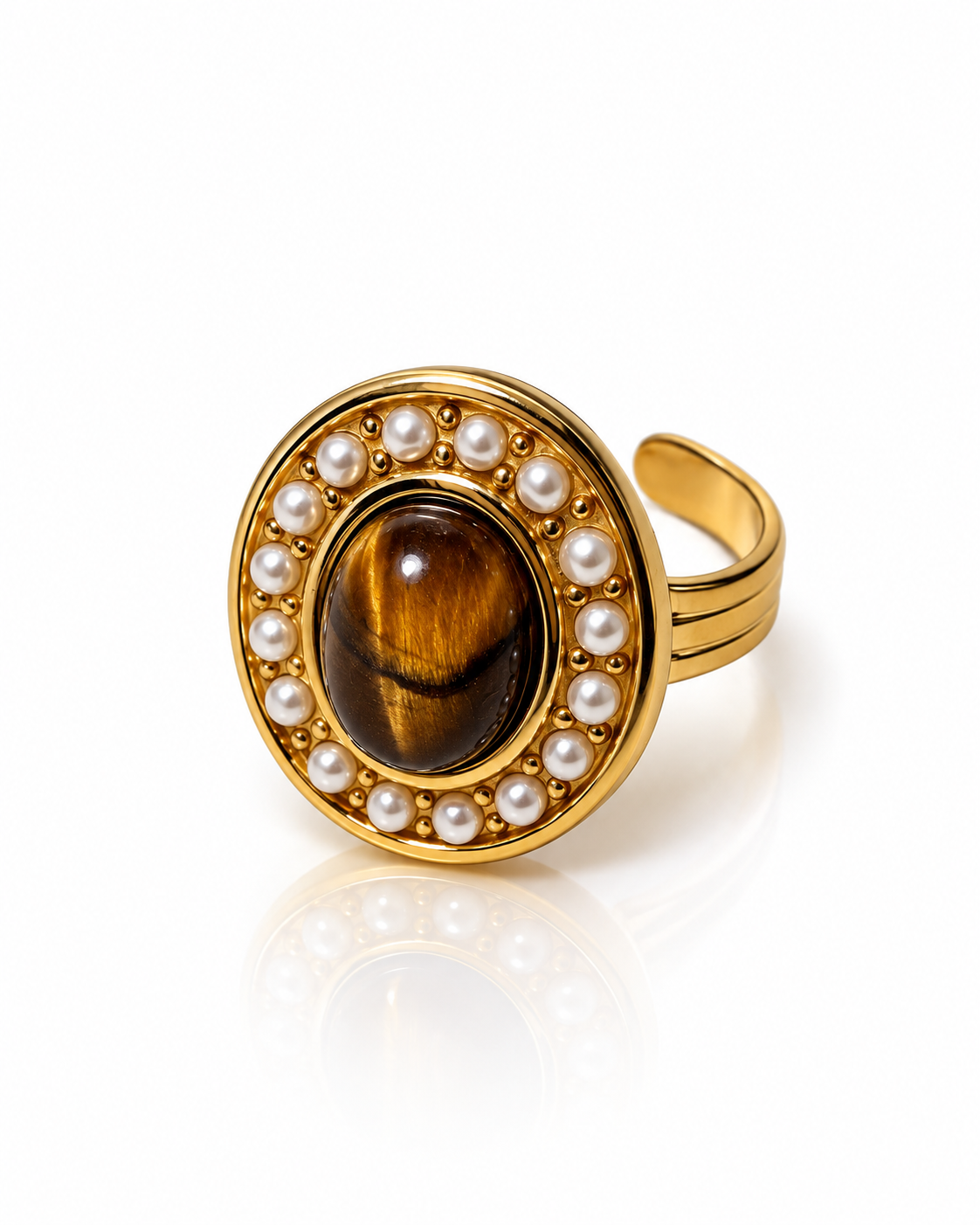 Anillo ojo de tigre