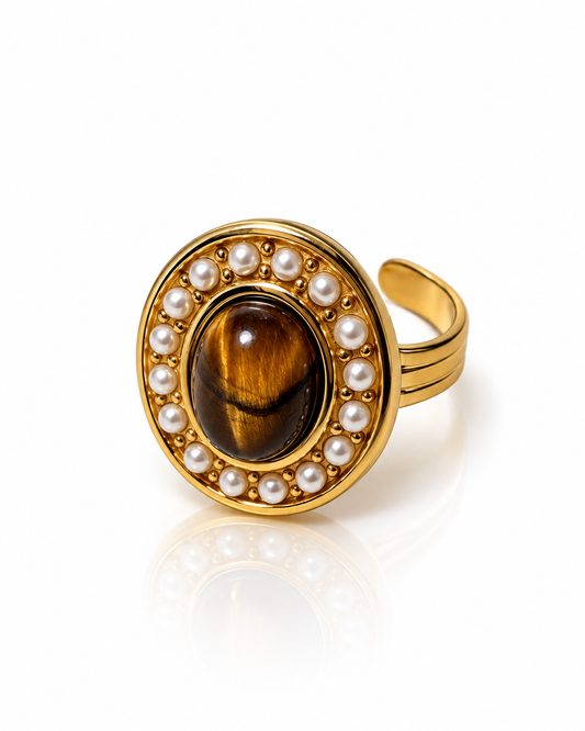 Anillo ojo de tigre