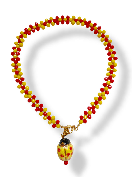 Collar Fortuna Dorata 🐞💛