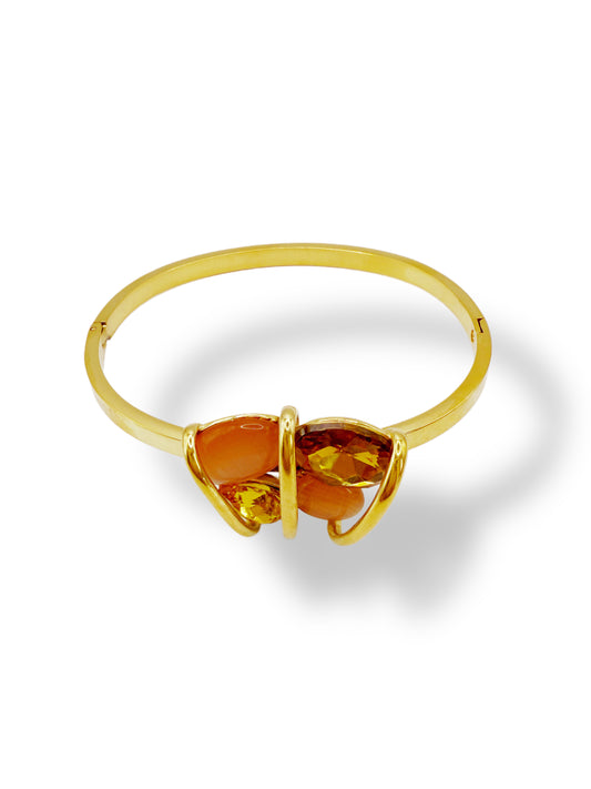 Pulsera Brillanza bronce