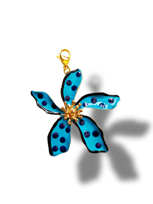 Charm Maxi Flor Azul