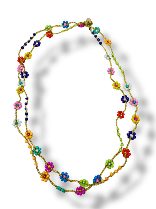 Collar🌺crochet flower🌸