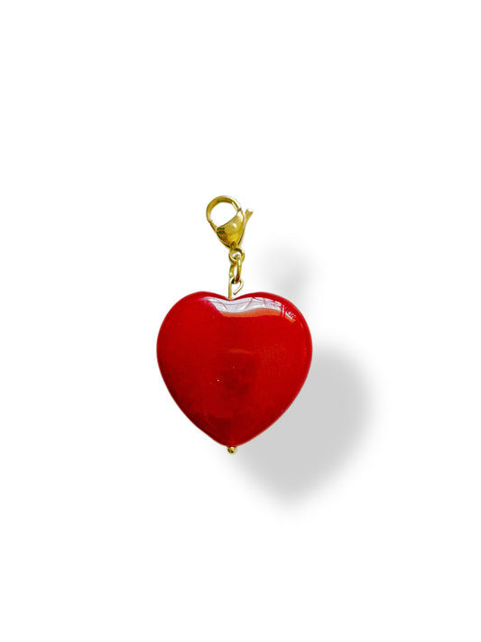 Charm corazón rojo