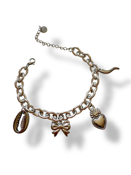 Pulsera Marea plateada
