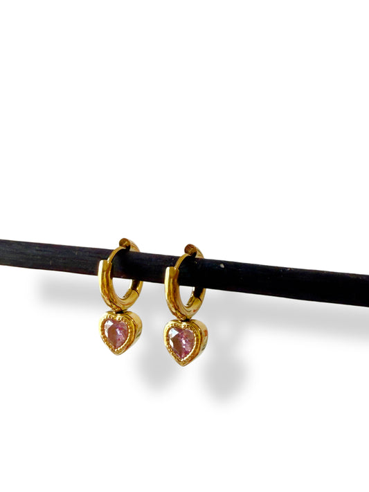 Pendientes Roseta dorado