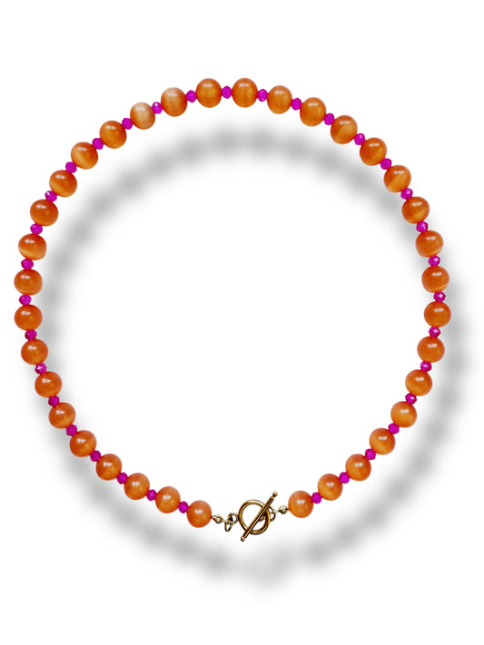 Collar🍊Naranja Fuego🍊