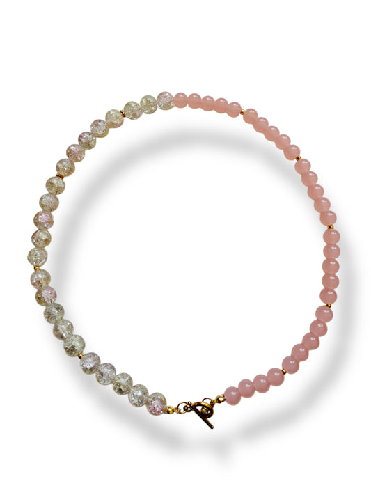 Collar Rosa Diamante