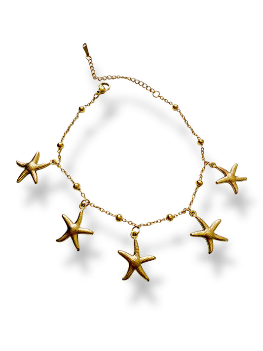 Tobillera estrellas