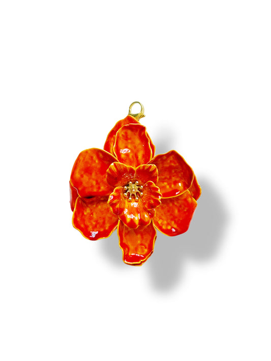 Charm Maxi Flor Naranja