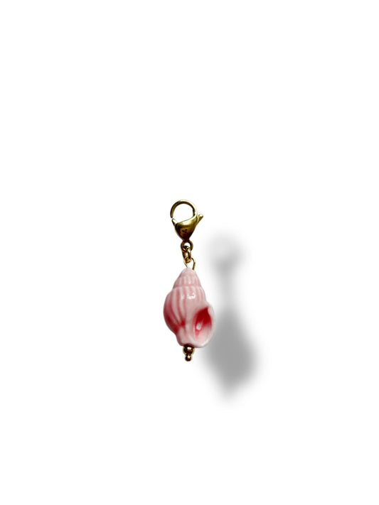 Charm caracola rosa