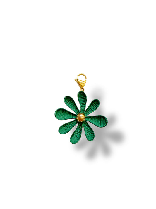 Charm Flor textura verde